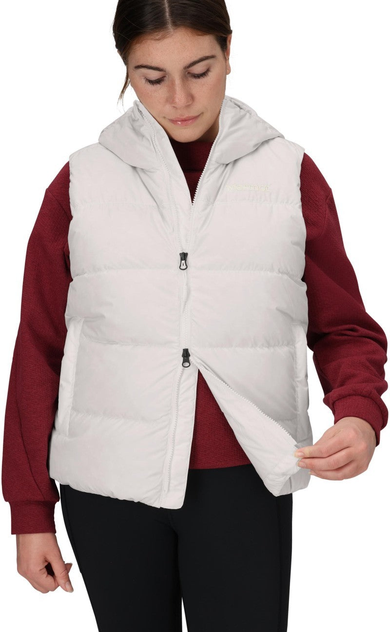 Strollbridge Hooded Vest - Womens - pearl 1