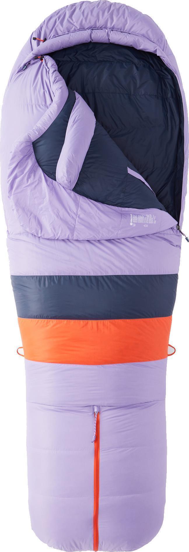 Teton, Long, -9C / 15F - Womens - Paisley Purple / Arctic Navy 2