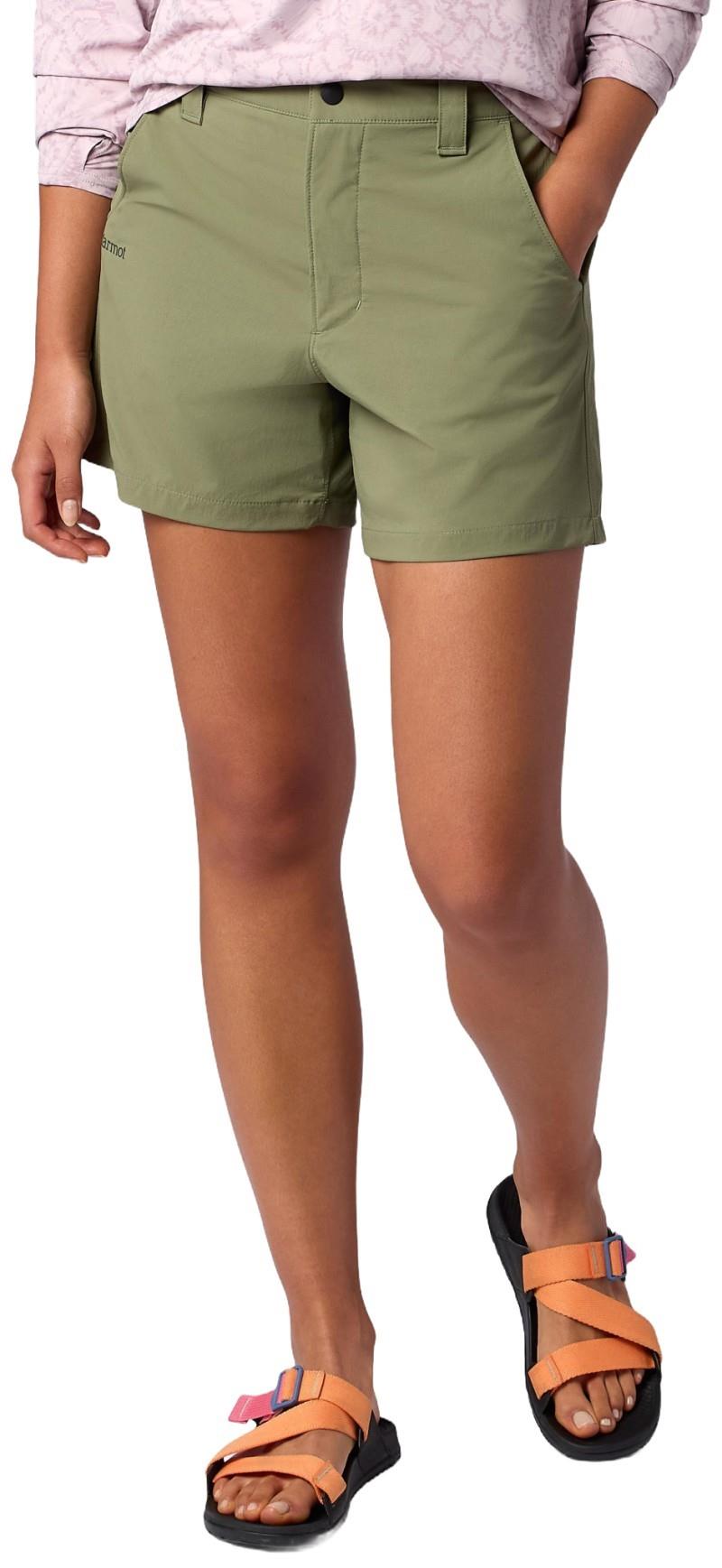 Trailway Shorts, 5" Inseam - Womens - olive grove 1
