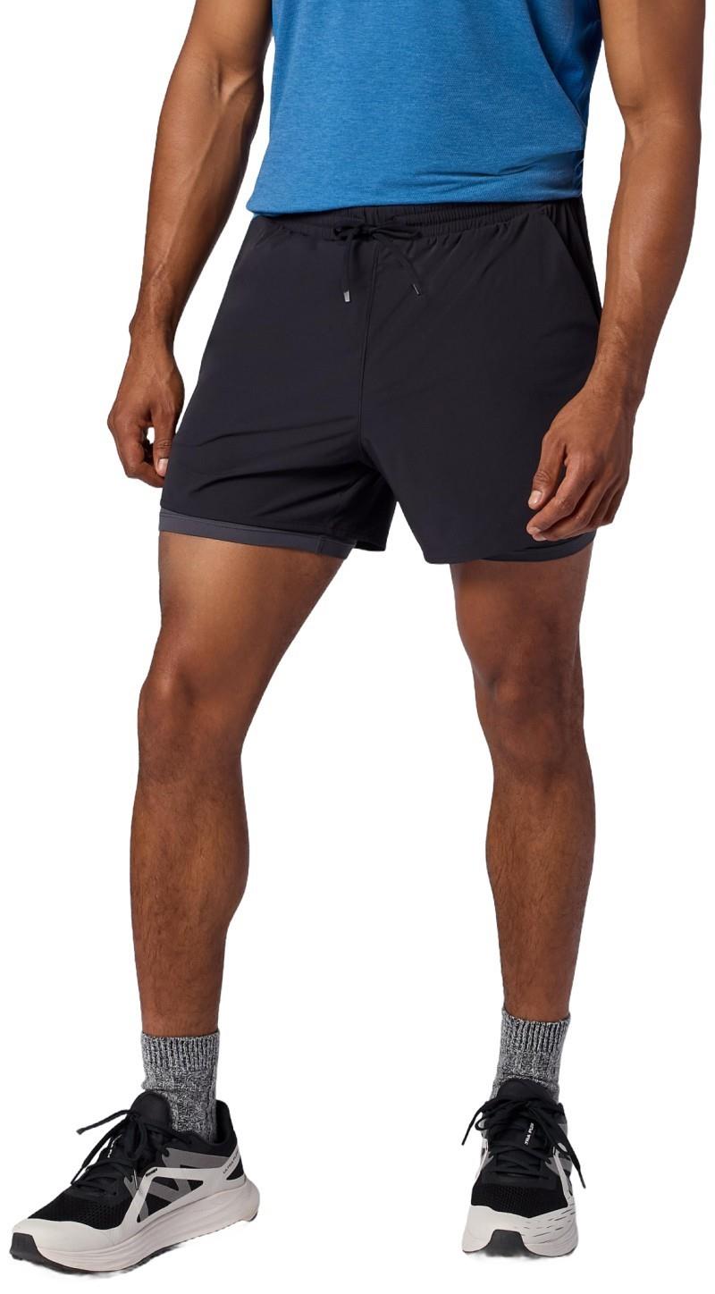 Unpaved Lined Shorts, 5" Inseam - Mens - black 1