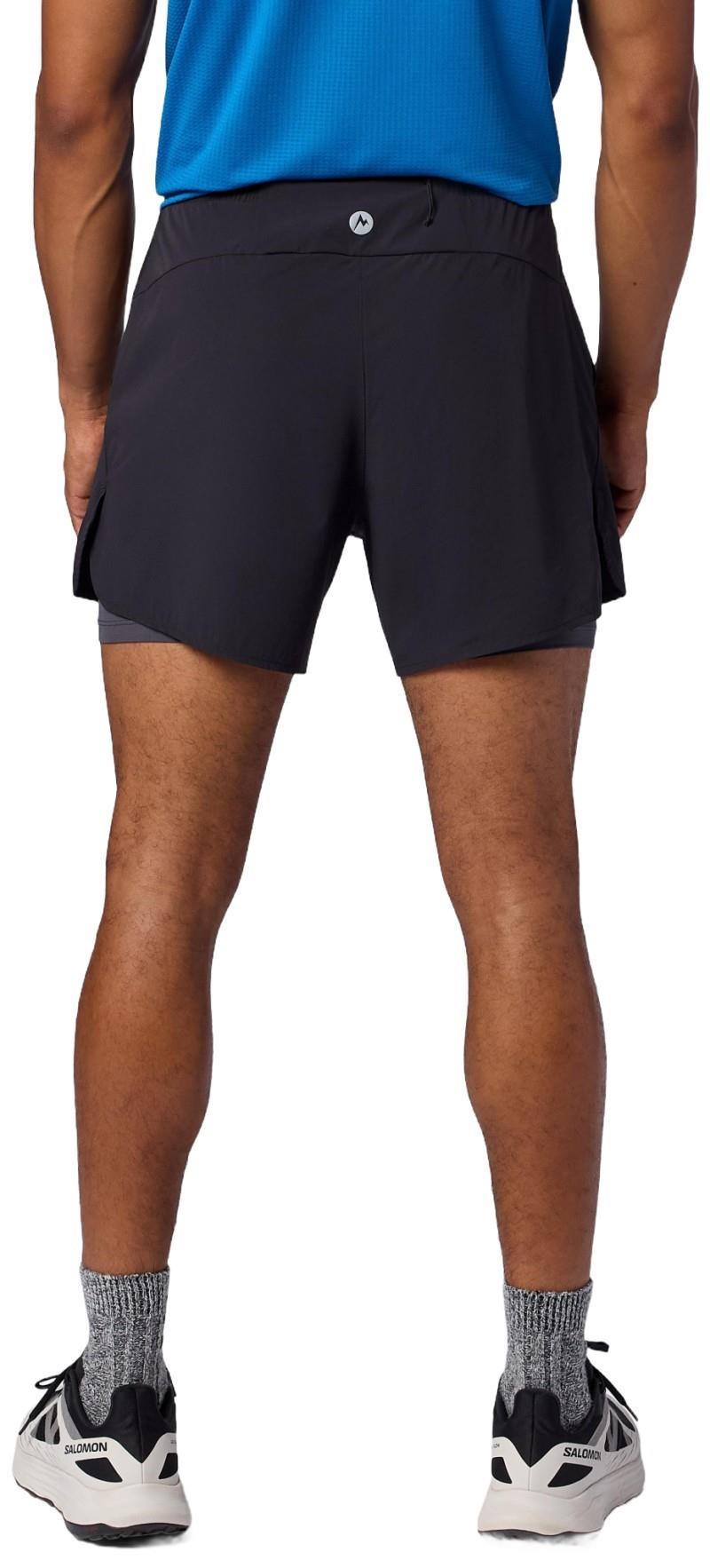 Unpaved Lined Shorts, 5" Inseam - Mens - black 1