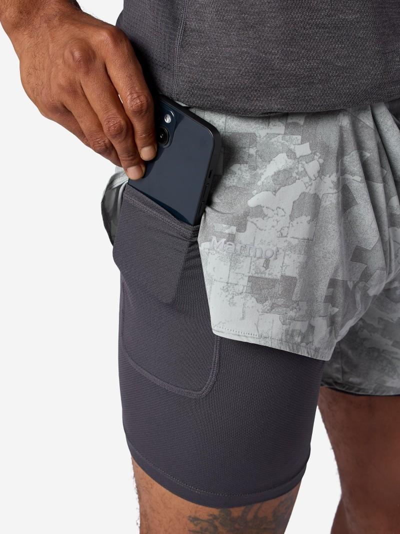 Unpaved Lined Shorts, 5" Inseam - Mens - boulder crack map camo 1