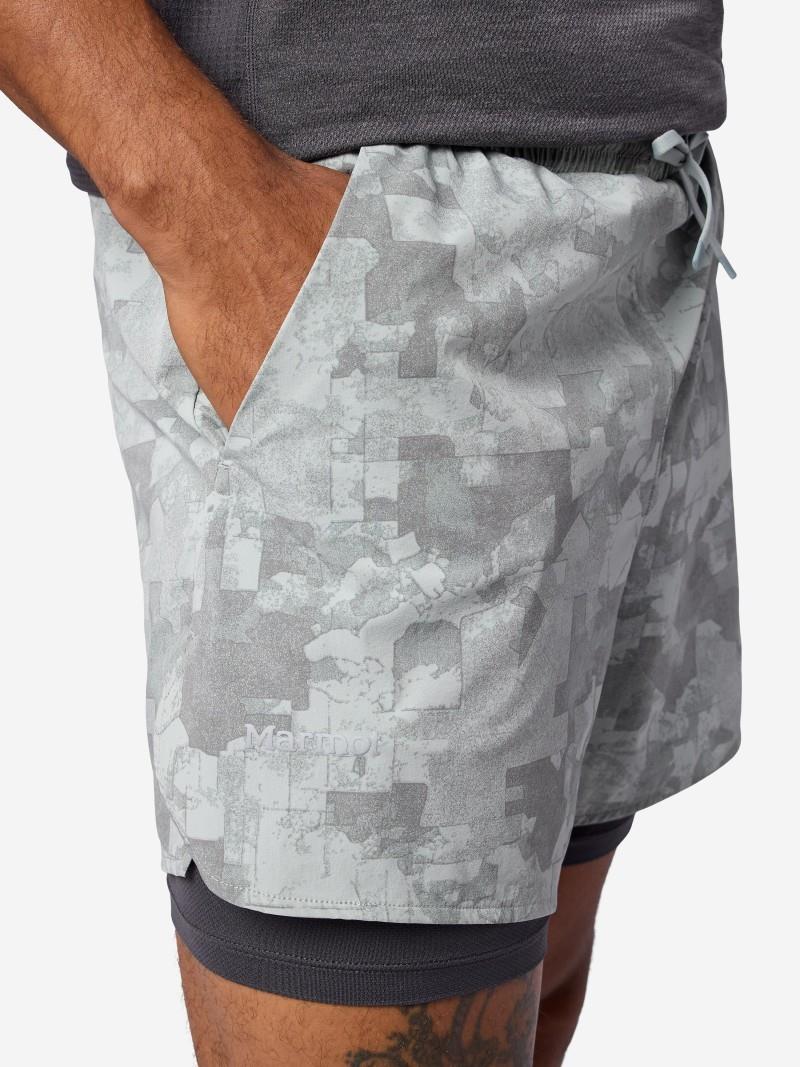 Unpaved Lined Shorts, 5" Inseam - Mens - boulder crack map camo 1