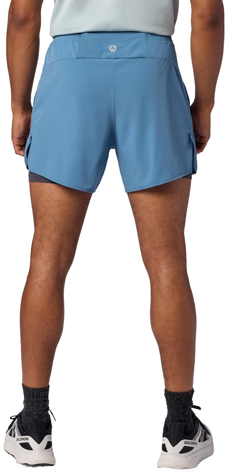 Unpaved Lined Shorts, 5" Inseam - Mens - summer storm 1