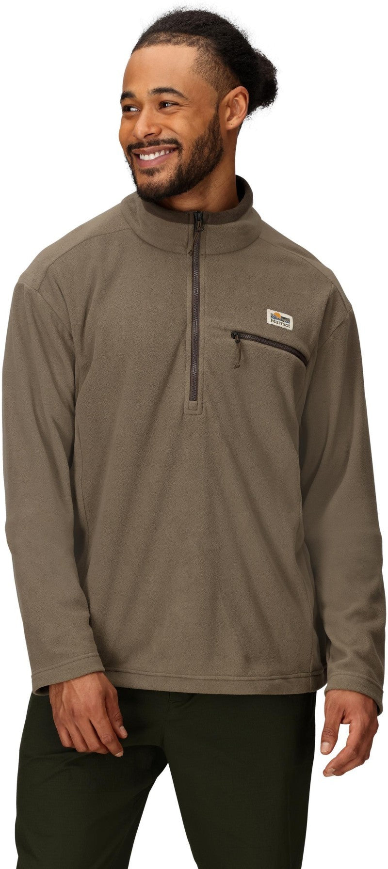 Upward Fleece 1/2 Zip - Mens - claystone 1