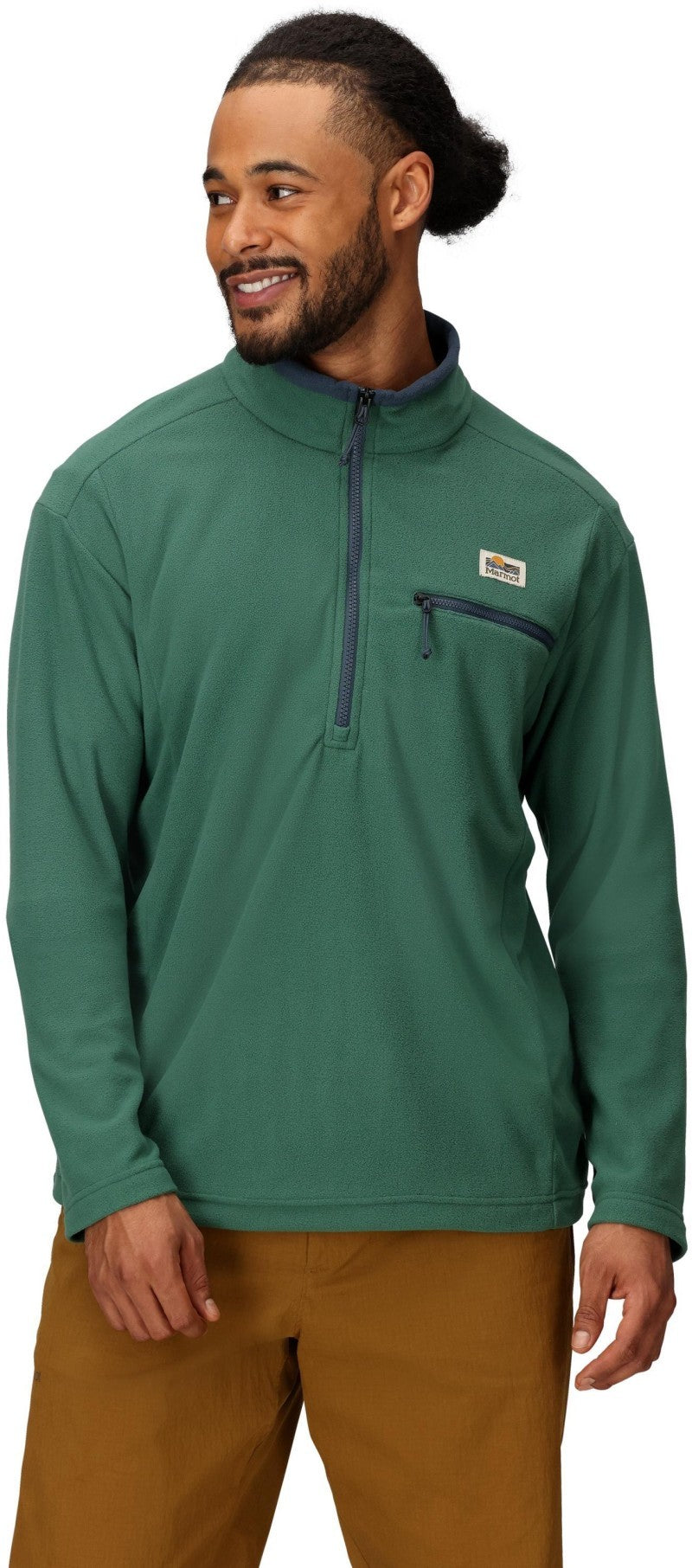 Upward Fleece 1/2 Zip - Mens - juniper green 1