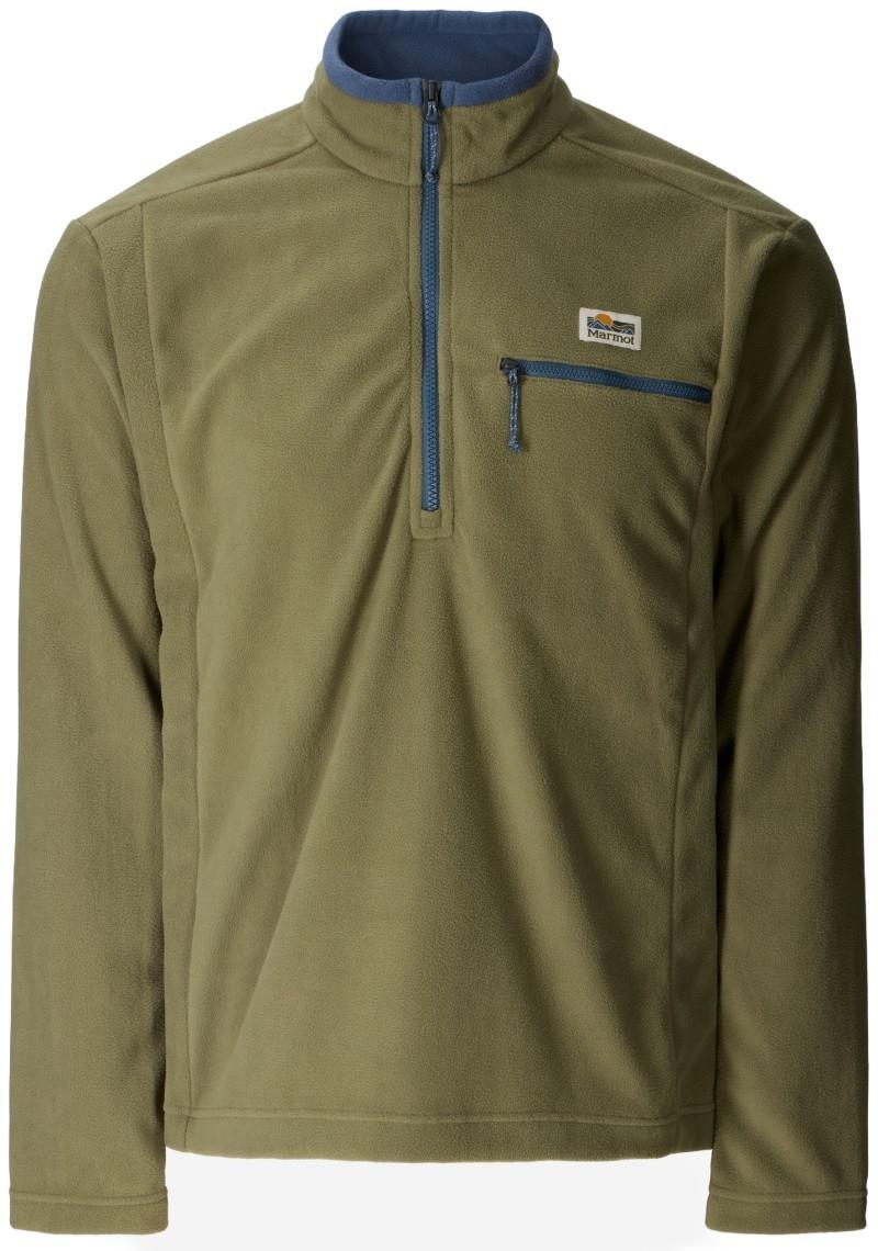 Upward Fleece 1/2 Zip - Mens - surplus green 1