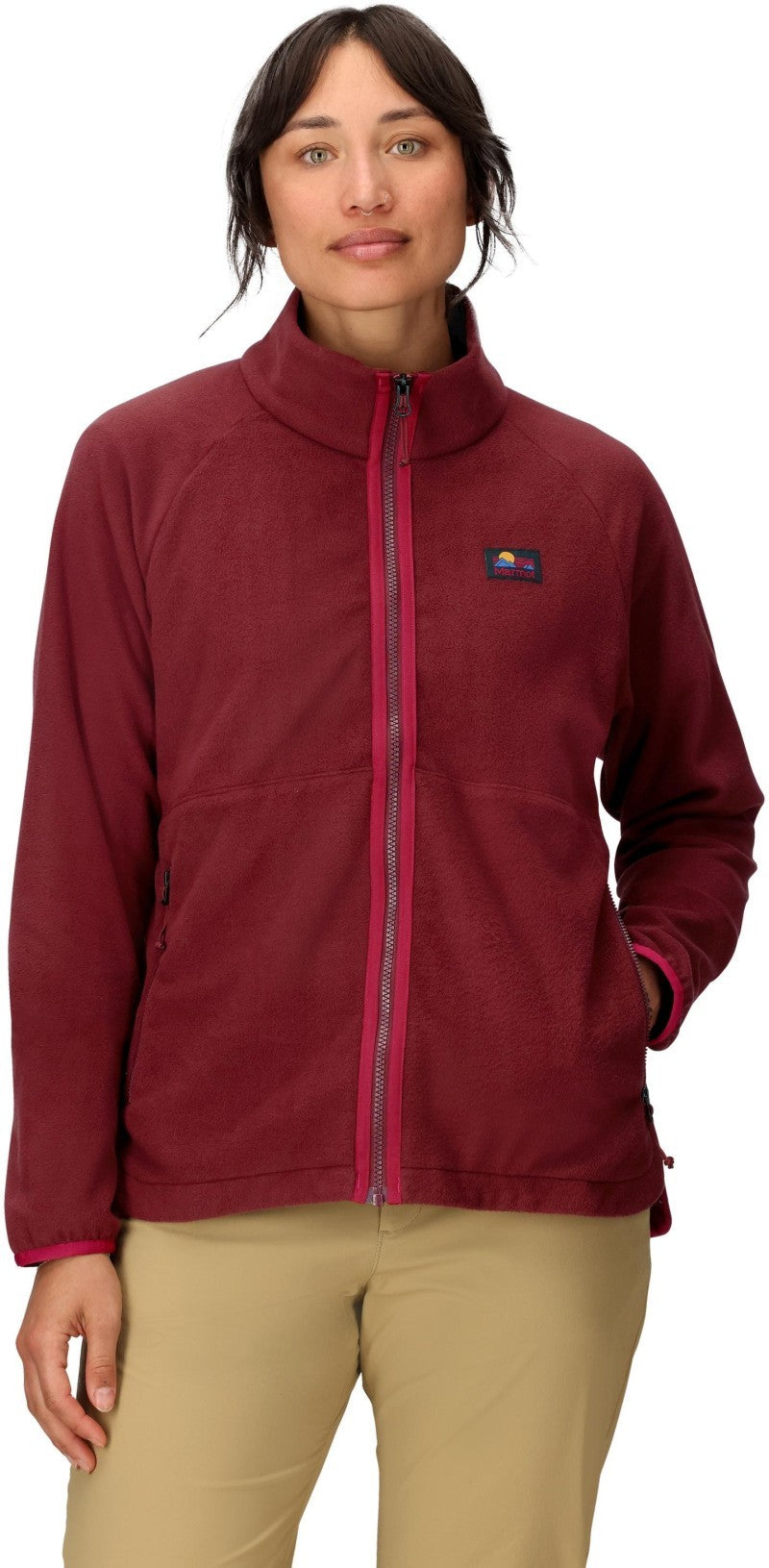 Upward Fleece Jacket - Womens - acai berry 1