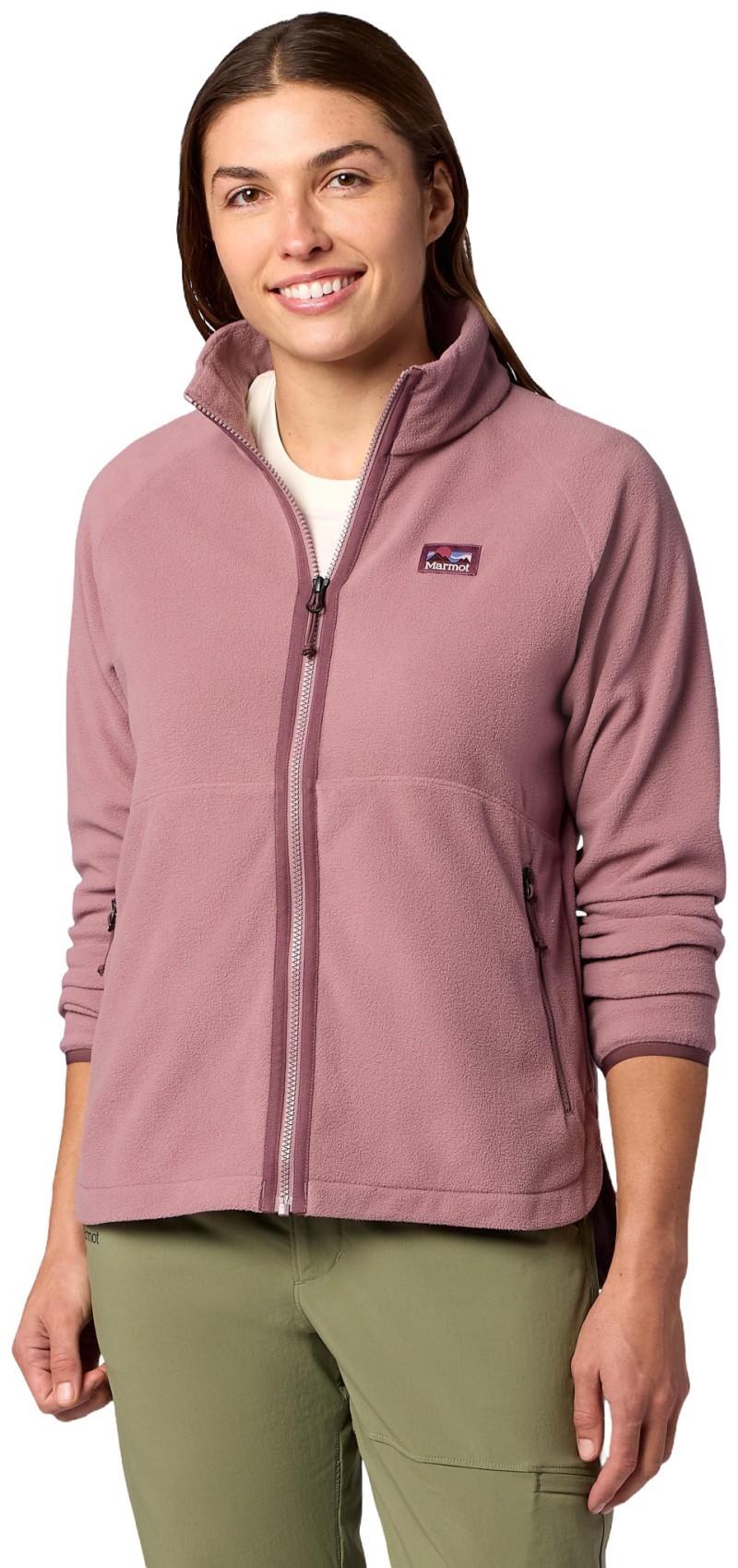 Upward Fleece Jacket - Womens - light mauve 1