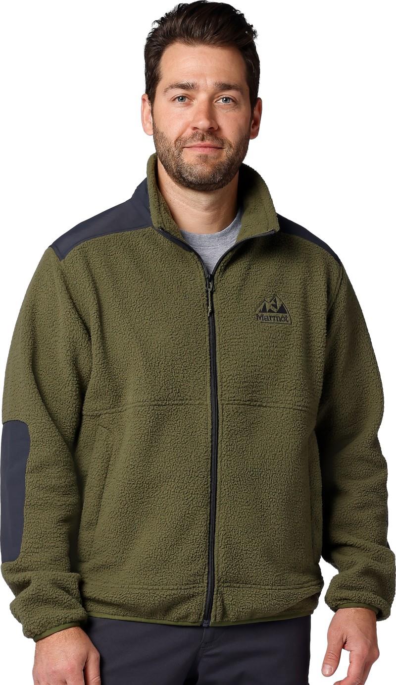 Wanderer High Pile Fleece Jacket - Mens - surplus green / blackened 1