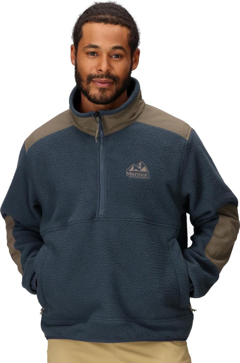 Wanderer High Pile Fleece Pullover - Mens - thunderhead / claystone 1