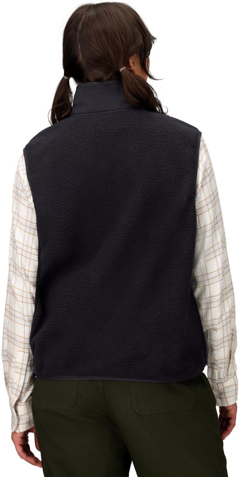 Wanderer High Pile Fleece Vest - Womens - black 1