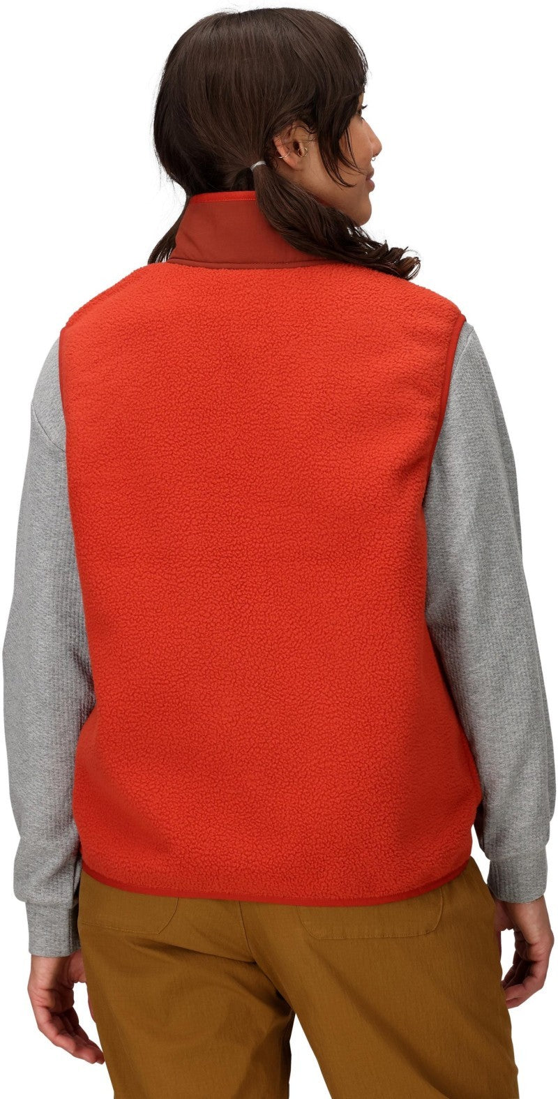 Wanderer High Pile Fleece Vest - Womens - sumac 1
