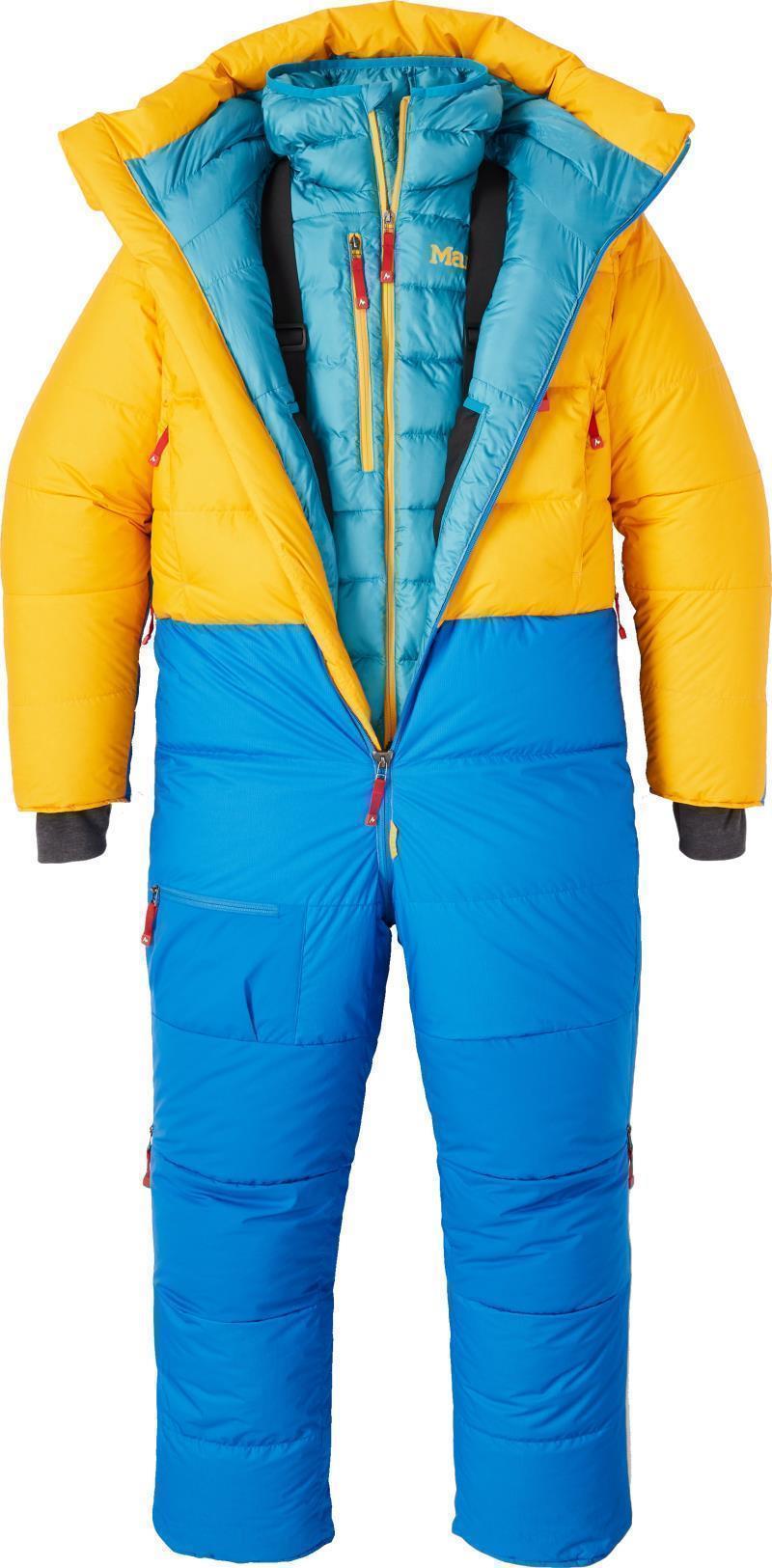 WarmCube 8000M Suit - Mens - Solar / Clear Blue 2
