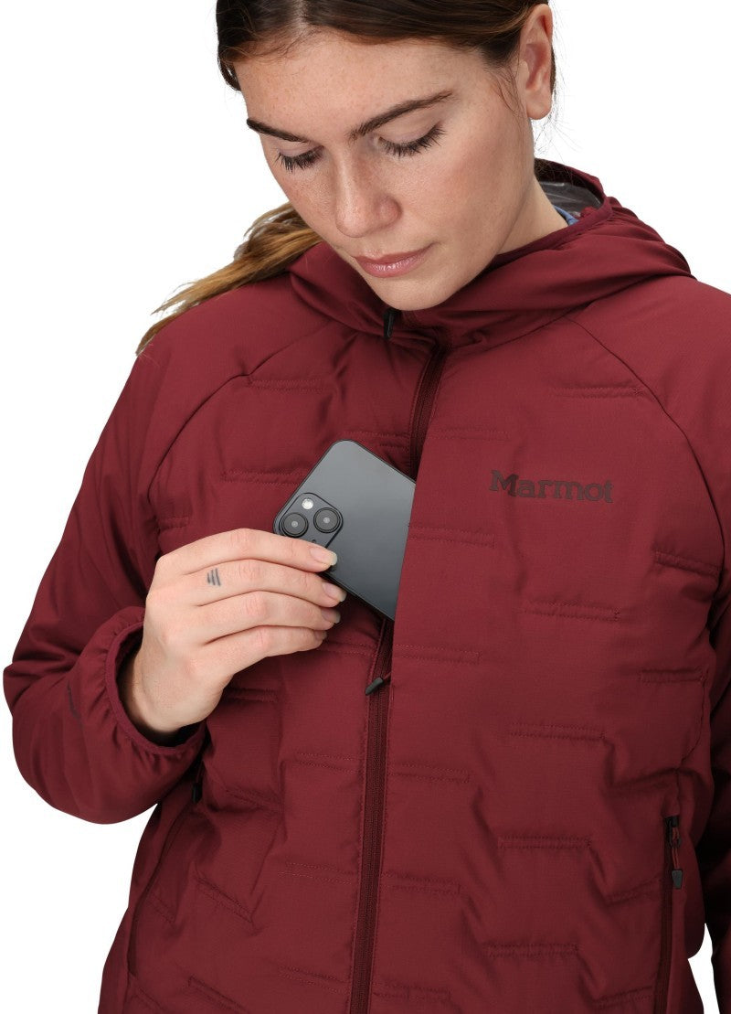 WarmCube Active Aerothermal Hoody - Womens - acai berry 1
