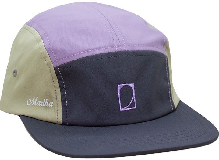 Limay 5-Panel Hat - green / lilac / dark gray 1