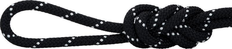 KM Pro, 7/16" / 11mm x 200m (Sold p/mtr) - black with white tracer 1