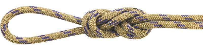 Nylon Accessory Cord, 1/4" / 6mm x 92m (Sold p/mtr) - Gold / Purple LT 1