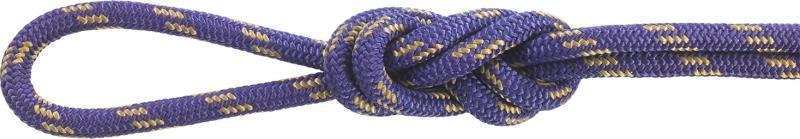 Nylon Accessory Cord, 1/4" / 6mm x 92m - Purple / Gold DK (Sold p/mtr) - Not Applicable 1