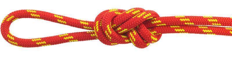 Nylon Accessory Cord, 9/32" / 7mm x 92m (Sold p/mtr) - Red / Yellow DK 1