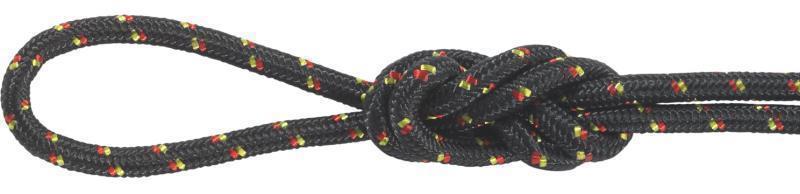 Tech Cord, 1/8" / 3mm x 200m (Sold p/mtr) - Black 1