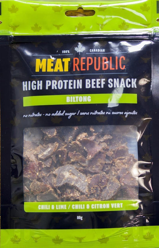 High Protein Beef Snack - 80 g - Chili Lime 1