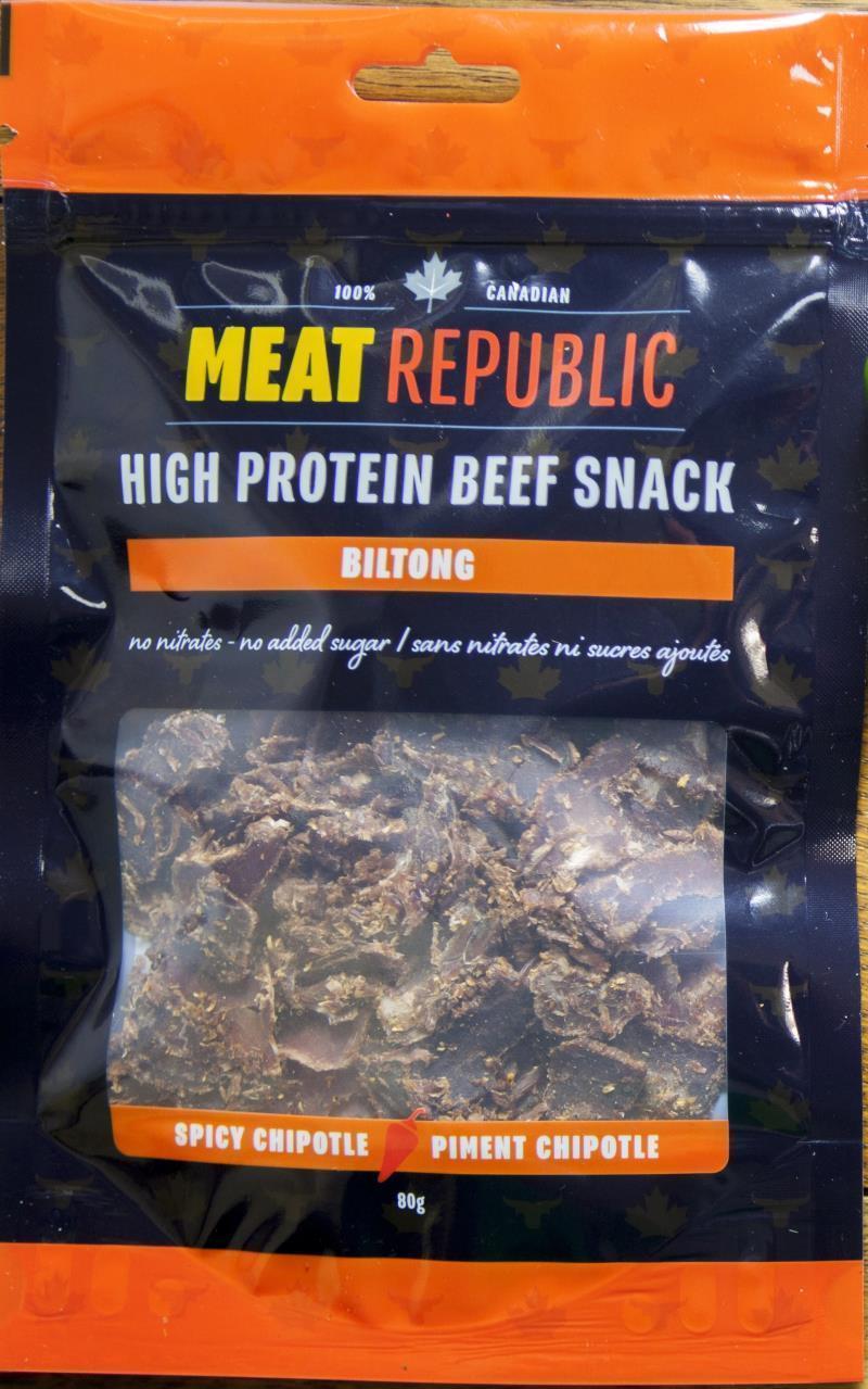 High Protein Beef Snack - 80 g - Spicy Chipotle 1