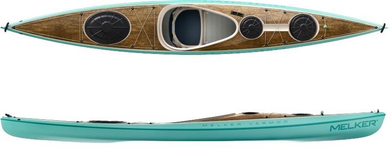 Varmdo Flax Trad Core - turquoise 1