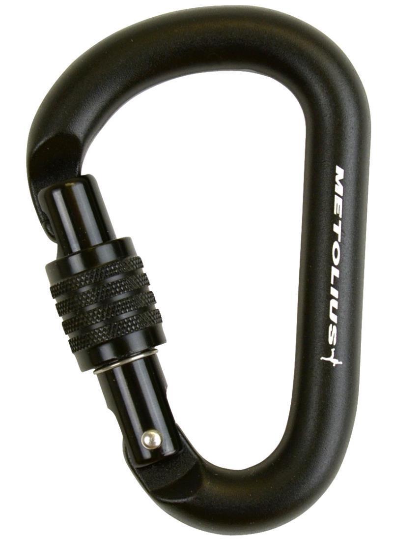 Element Screw Lock Carabiner - Black 2