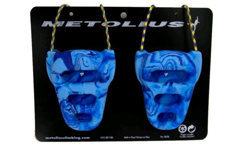 Rock Rings 3D - Pair - Blue / Blue Swirl 1