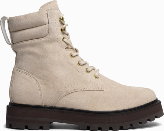 Combat, Leather Lining - Womens - latte 1