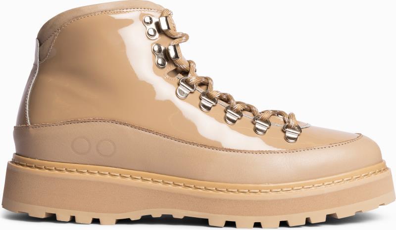 Core Cap Patent Leather, Shearling Lining - Womens - beige 1