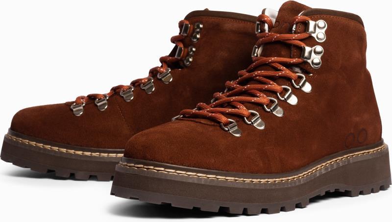 Core Suede, Shearling Lining - Womens - Red Brown 2