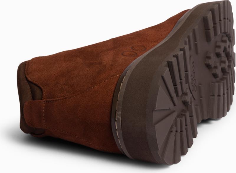 Core Suede, Shearling Lining - Womens - Red Brown 3