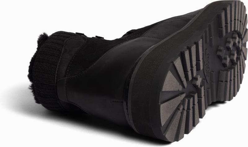 Tag Cap, Suede, Shearling Lining - Mens - black 1