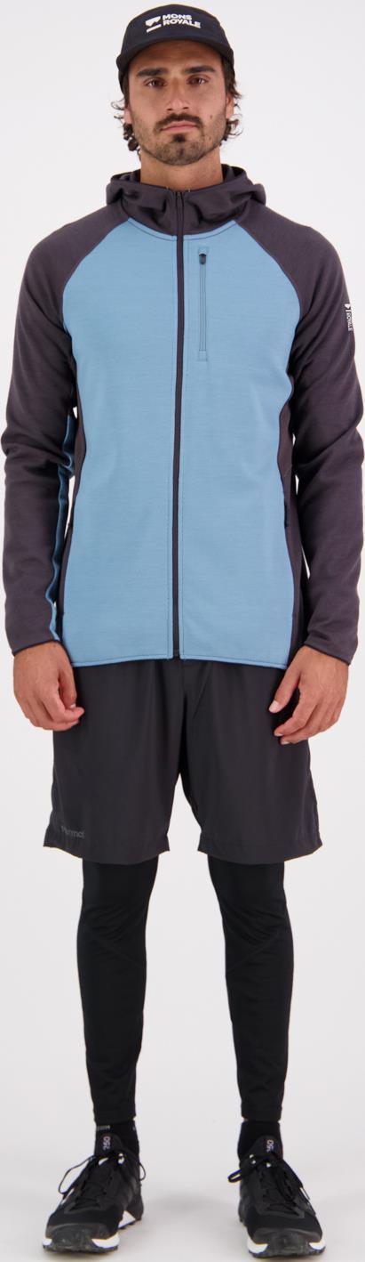 Approach Merino Gridlock Hood 2-Tone - Mens - Ash Blue / Shale 3