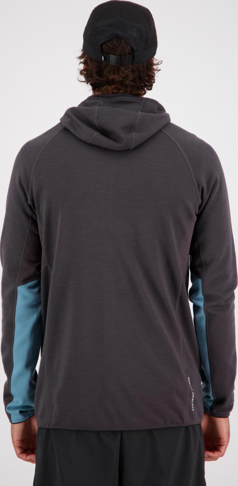 Approach Merino Gridlock Hood 2-Tone - Mens - Ash Blue / Shale 4
