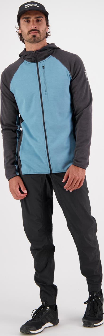 Approach Merino Gridlock Hood 2-Tone - Mens - Ash Blue / Shale 5