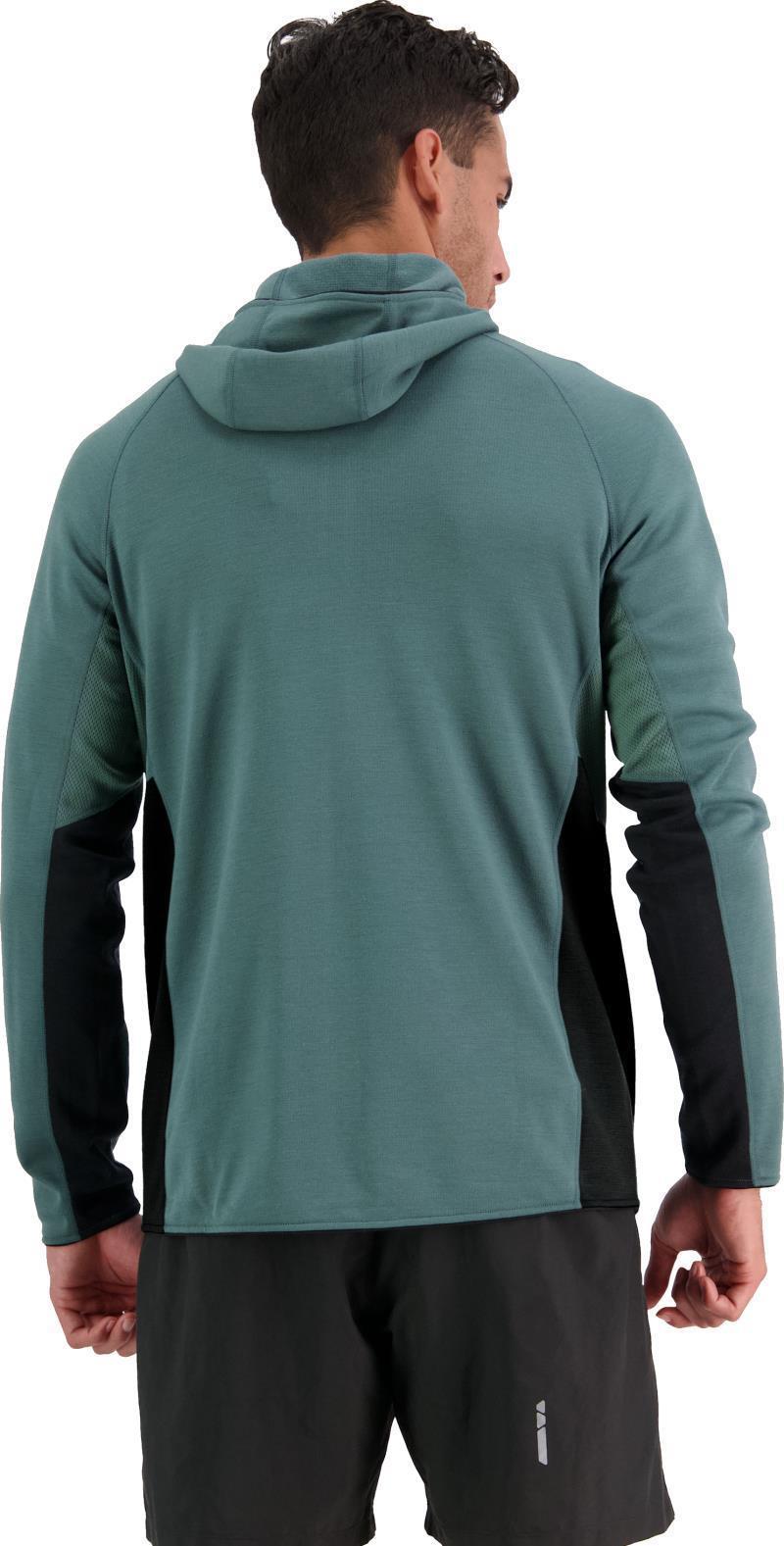 Approach Merino Gridlock Hood - Mens - Burnt Sage 3