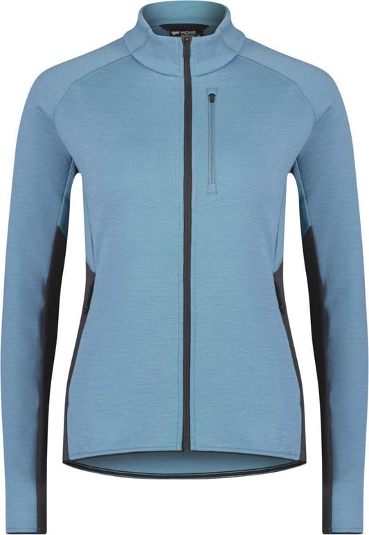 Approach Merino Gridlock Jacket 2-Tone - Womens - Ash Blue / Shale 1