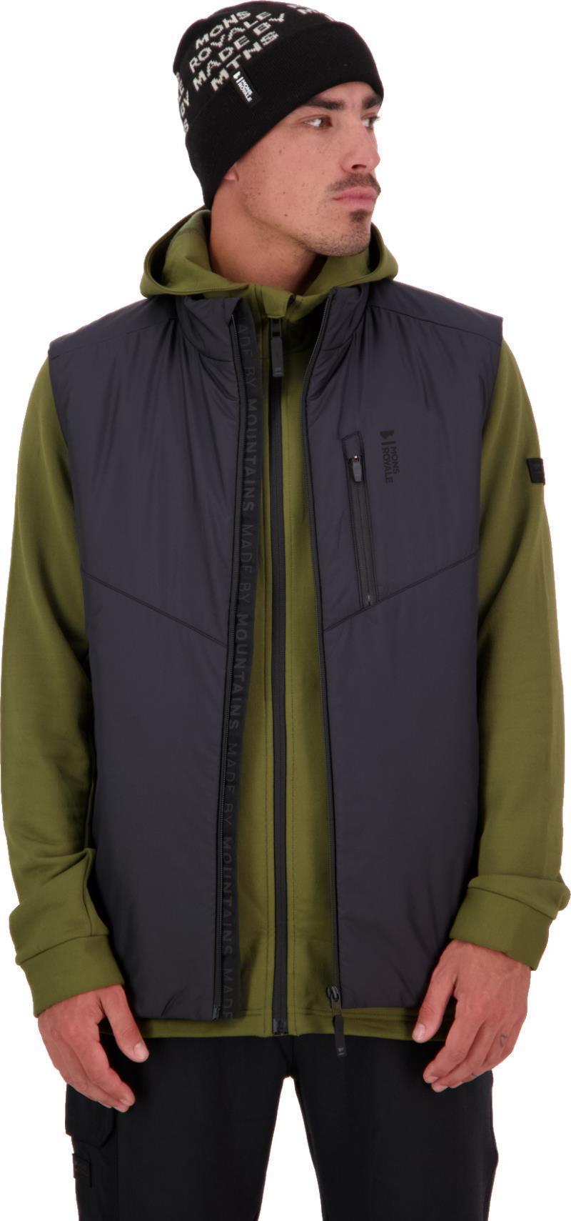 Arete Wool Insulation Vest - Mens - Black 4
