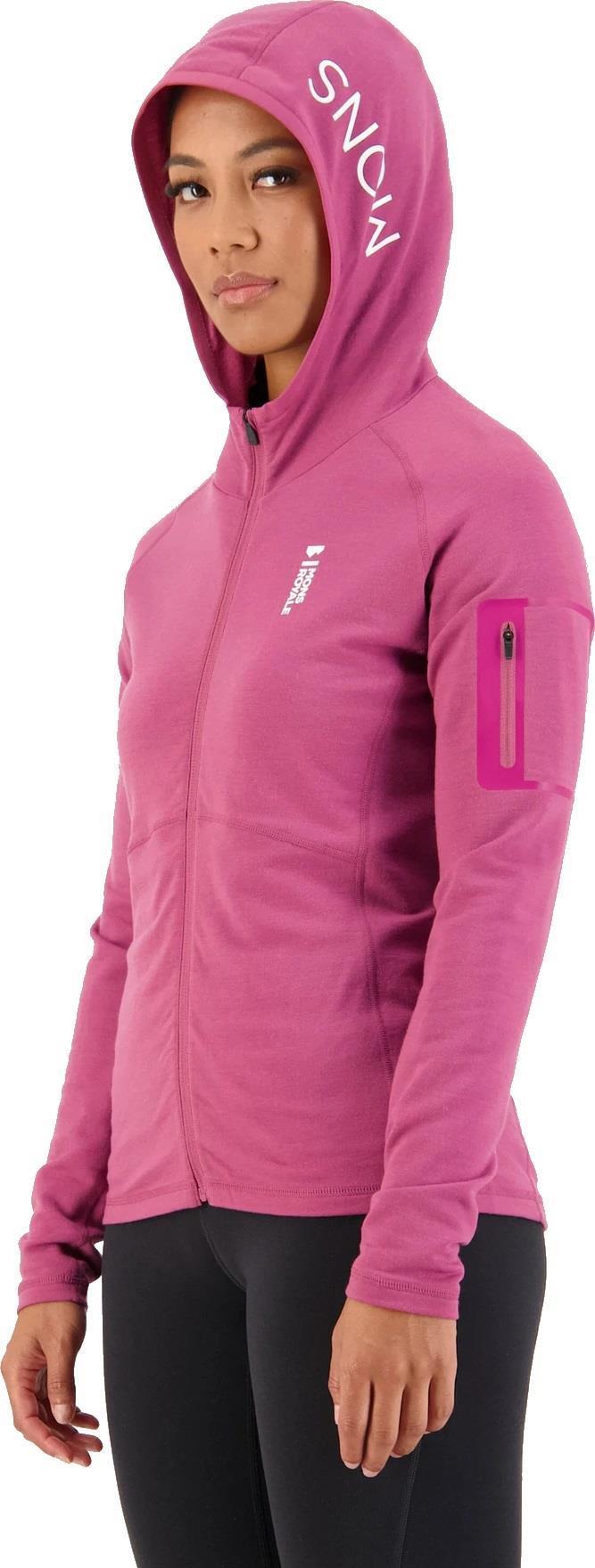 Ascend Full Zip Hood - Womens - berry 1