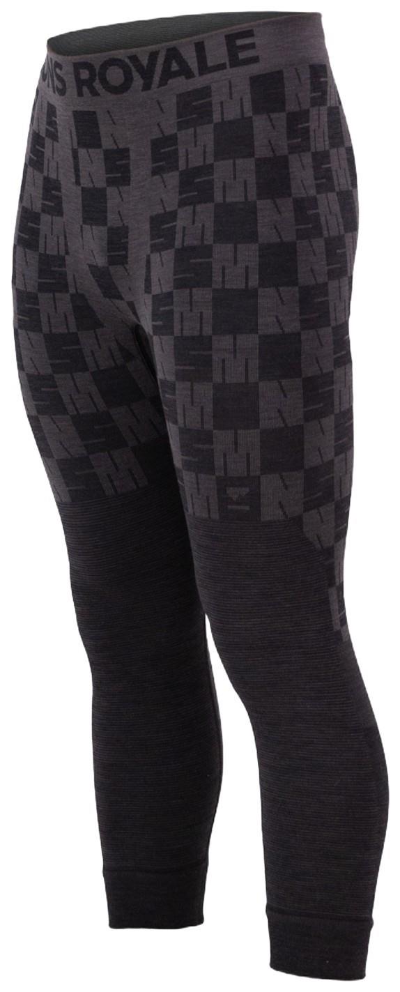 Ascender Merino Base Layer 3/4 Leggings - Mens - forged iron / black 1