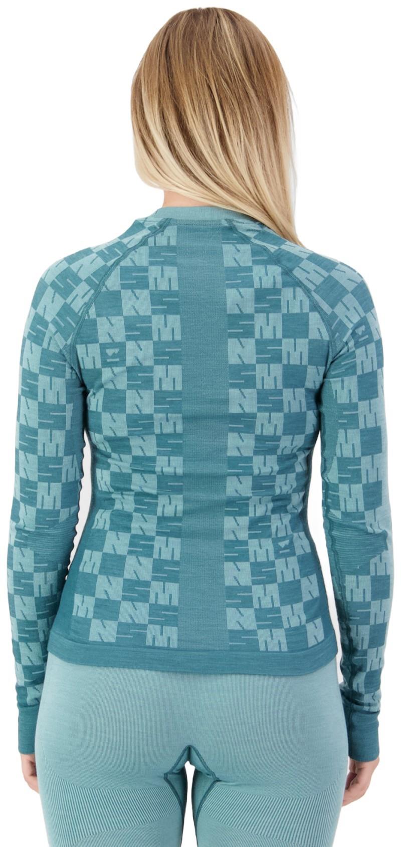 Ascender Merino Base Layer LS - Womens - light teal / jasper 1