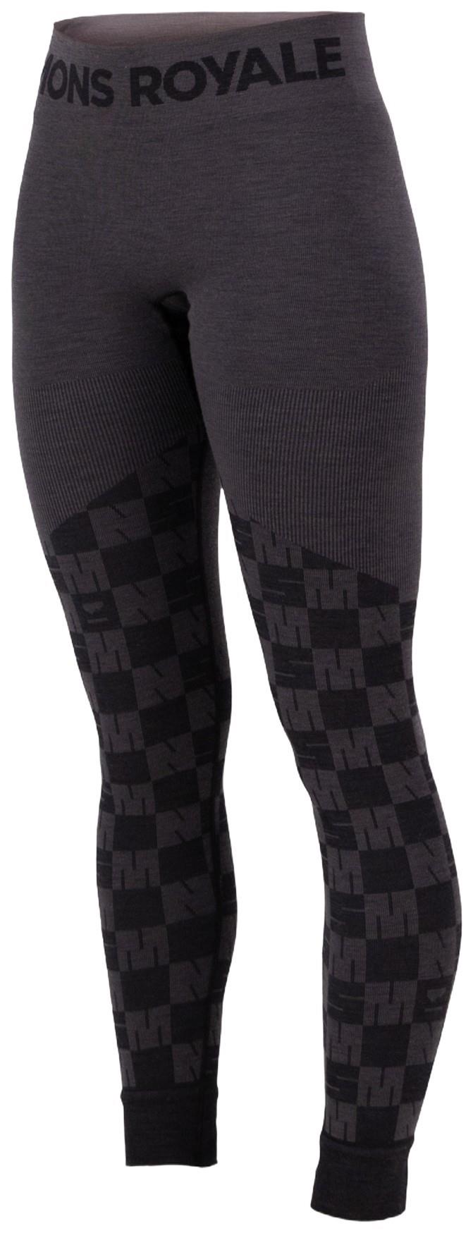Ascender Merino Base Layer Leggings - Womens - forged iron / black 1