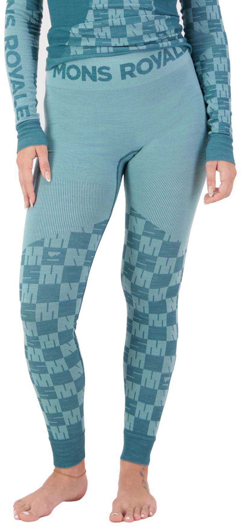 Ascender Merino Base Layer Leggings - Womens - light teal / jasper 1