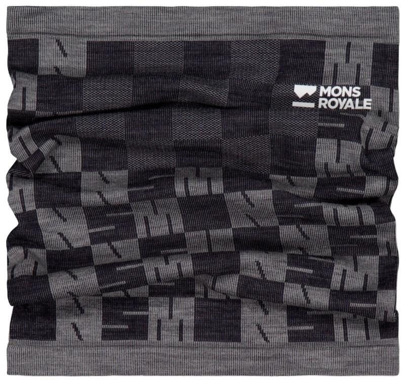 Ascender Merino Seamless Neckwarmer - dried sage / black 1