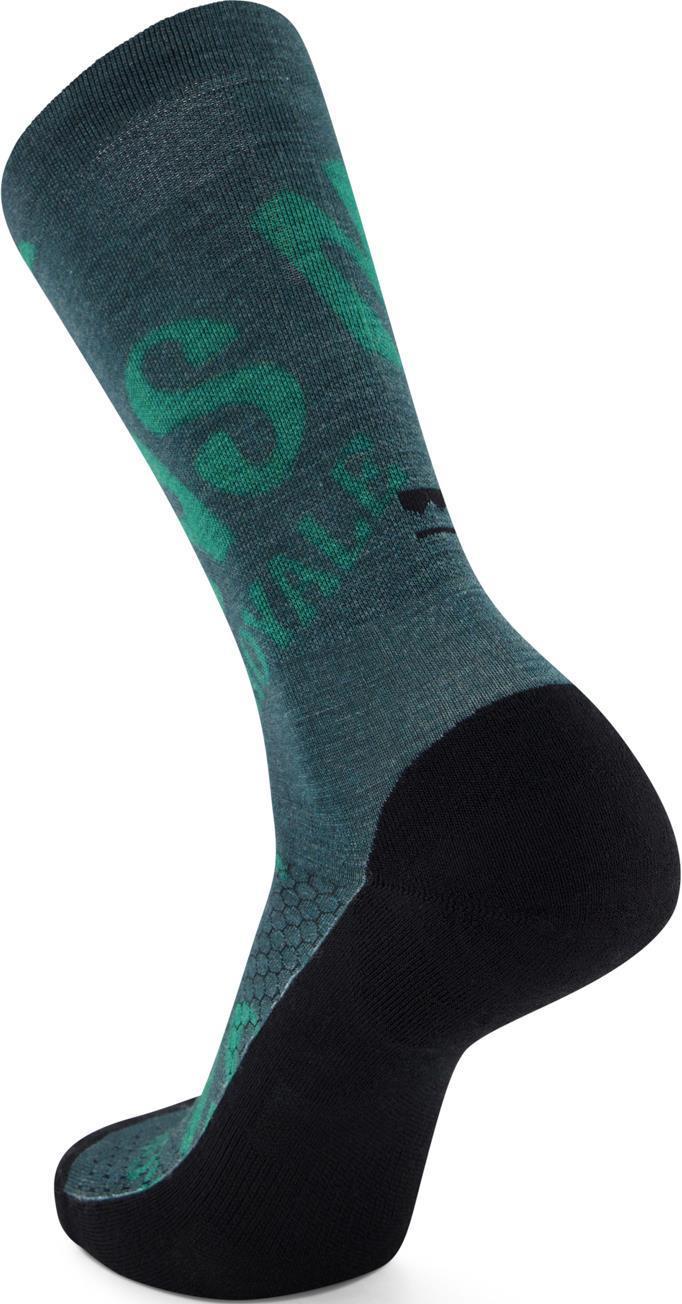 Atlas Crew Socks Digital - Green Trippy 2