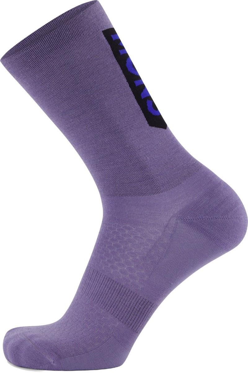 Atlas Merino Crew Socks - blue granite 1