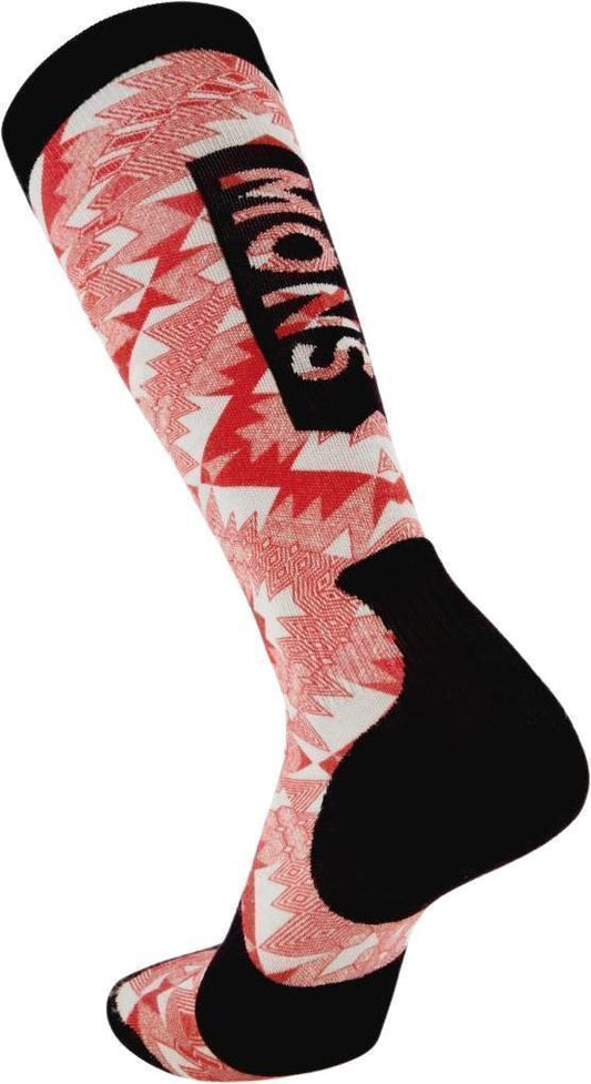 Atlas Merino Snow Socks - MONS - Retro Red Nordtek 1